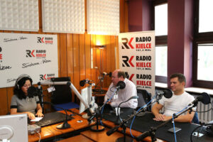 13.9.2015 Kielce. Studio Polityczne / Wojciech Habdas / Radio Kielce