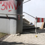 17.9.2015 Kielce. Trwają prace przy uszczelnieniu  tunelu pod rondem Herlinga - Grudzińskiego. / Wojciech Habdas / Radio Kielce