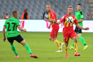 21.9.2015 Kielce. Mecz Korona Kielce - Górnik Łęczna / Wojciech Habdas / Radio Kielce