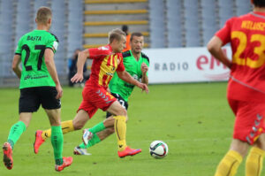 21.9.2015 Kielce. Mecz Korona Kielce - Górnik Łęczna / Wojciech Habdas / Radio Kielce