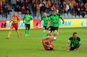 21.9.2015 Kielce. Mecz Korona Kielce - Górnik Łęczna / Wojciech Habdas / Radio Kielce