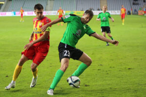 21.9.2015 Kielce. Mecz Korona Kielce - Górnik Łęczna / Wojciech Habdas / Radio Kielce