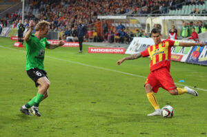 21.9.2015 Kielce. Mecz Korona Kielce - Górnik Łęczna / Wojciech Habdas / Radio Kielce