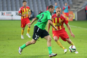 21.9.2015 Kielce. Mecz Korona Kielce - Górnik Łęczna / Wojciech Habdas / Radio Kielce