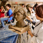 24.9.2015 Kielce. Pracownie Zespołu Państwowych Szkół Sztuk Plastycznych w Kielcach. / Wojciech Habdas / Radio Kielce