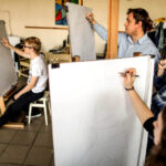 24.9.2015 Kielce. Pracownie Zespołu Państwowych Szkół Sztuk Plastycznych w Kielcach. / Wojciech Habdas / Radio Kielce