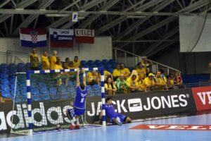 20.09.2015 Szeged. Przed meczem MOL Pick Szeged - Vive Tauron Kielce / Jarosław Dragan / Radio Kielce