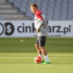 07.09.2015 Kielce. Trening młodzieżowej reprezentacji Polski przed meczem ze Szwecją. / Stanisław Blinstrub / Radio Kielce