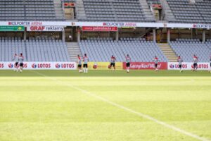 07.09.2015 Kielce. Trening młodzieżowej reprezentacji Polski przed meczem ze Szwecją. / Stanisław Blinstrub / Radio Kielce