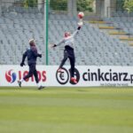 07.09.2015 Kielce. Trening młodzieżowej reprezentacji Polski przed meczem ze Szwecją. / Stanisław Blinstrub / Radio Kielce