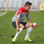 07.09.2015 Kielce. Trening młodzieżowej reprezentacji Polski przed meczem ze Szwecją. / Stanisław Blinstrub / Radio Kielce