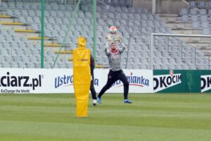 07.09.2015 Kielce. Trening młodzieżowej reprezentacji Polski przed meczem ze Szwecją. / Stanisław Blinstrub / Radio Kielce