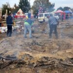 20.09.2015 Dębno. Pieczenie ziemniaków. / Krzysztof Żołądek / Radio Kielce