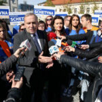 Konferencja PO na kieleckim Rynku (2 października 2015 r.) / Piotr Michalski / Radio Kielce