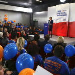 Premier Ewa Kopacz z wizytą w Kielcach (23 października 2015 r.) / Piotr Michalski / Radio Kielce