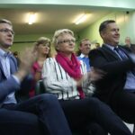 Ogłoszenie wyników wyborów w sztabie PSL (25 października 2015 r) / Robert Felczak / Radio Kielce