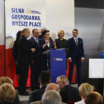 Premier Ewa Kopacz z wizytą w Kielcach (23 października 2015 r.) / Piotr Michalski / Radio Kielce