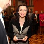 25.10.2015 Kielce. WDK. Ogłoszenie wyników wyborów w sztabie PO. Marzena Okła-Drewnowicz / Stanisław Blinstrub / Radio Kielce