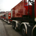 Sprzęt strażacki na kieleckim Rynku (21 października 2015 r.) / Piotr Michalski / Radio Kielce