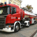 Sprzęt strażacki na kieleckim Rynku (21 października 2015 r.) / Piotr Michalski / Radio Kielce