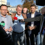 Konferencja SLD na kieleckim Rynku (2 października 2015 r.) / Piotr Michalski / Radio Kielce