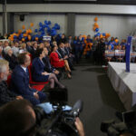 Premier Ewa Kopacz z wizytą w Kielcach (23 października 2015 r.) / Piotr Michalski / Radio Kielce