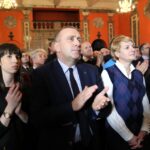 25.10.2015 Kielce. WDK. Ogłoszenie wyników wyborów w sztabie PO. Grzegorz Schetyna / Stanisław Blinstrub / Radio Kielce