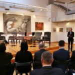 19.10.2015 Kielce. Galeria Winda. Debata - Kierunki promocji Polski z perspektywy województwa świętokrzyskiego / Wojciech Habdas / Radio Kielce