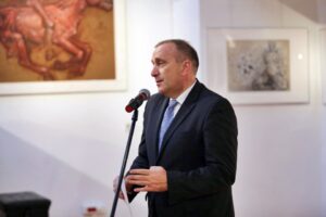 19.10.2015 Kielce. Galeria Winda. Debata - Kierunki promocji Polski z perspektywy województwa świętokrzyskiego / Wojciech Habdas / Radio Kielce