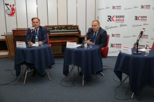 20.10.2015 Debata. Radio Kielce. Marek Kwitek i Grzegorz Schetyna / Stanisław Blinstrub / Radio Kielce