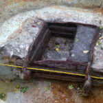 18.10.2015. Odkrycie archeologów przy ulicy Kaczyńskiego / Krzysztof Żołądek / Radio Kielce