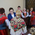 23.10.2015. Ewa Kopacz spotkała się w Kielcach z przedstawicielami kół gospodyń wiejskich z województwa świętokrzyskiego / Bartłomiej Zapała / Radio Kielce