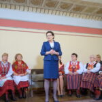 23.10.2015. Ewa Kopacz spotkała się w Kielcach z przedstawicielami kół gospodyń wiejskich z województwa świętokrzyskiego / Bartłomiej Zapała / Radio Kielce