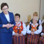 23.10.2015. Ewa Kopacz spotkała się w Kielcach z przedstawicielami kół gospodyń wiejskich z województwa świętokrzyskiego / Bartłomiej Zapała / Radio Kielce