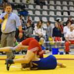 24.10.2015. Jesienny Puchar Polski Juniorek w zapasach kobiet w Chęcinach / Krzysztof Żołądek / Radio Kielce