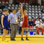 24.10.2015. Jesienny Puchar Polski Juniorek w zapasach kobiet w Chęcinach / Krzysztof Żołądek / Radio Kielce