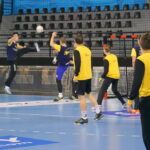 24.10.2015. Trening piłkarzy ręcznych Vive Tauronu w Skopje / Krzysztof Bujnowicz / Radio Kielce