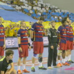 17.10.2015. Mecz 5. kolejki Ligi Mistrzów piłkarzy ręcznych: Vive Tauron Kielce - FC Barcelona / Kamil Król / Radio Kielce