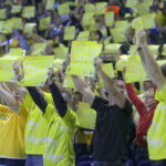 17.10.2015. Mecz 5. kolejki Ligi Mistrzów piłkarzy ręcznych: Vive Tauron Kielce - FC Barcelona / Kamil Król / Radio Kielce