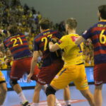 17.10.2015. Mecz 5. kolejki Ligi Mistrzów piłkarzy ręcznych: Vive Tauron Kielce - FC Barcelona / Kamil Król / Radio Kielce