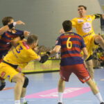 17.10.2015. Mecz 5. kolejki Ligi Mistrzów piłkarzy ręcznych: Vive Tauron Kielce - FC Barcelona / Kamil Król / Radio Kielce