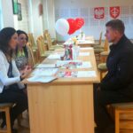 18.10.2015. Akcja rejestrowania potencjalnych dawców szpiku w Jędrzejowie / Ewa Pociejowska-Gawęda / Radio Kielce