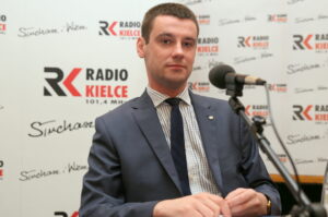 19.10.2015. Debata wyborcza. Dawid Lewicki - Komitet Wyborczy KORWIN / Kamil Król / Radio Kielce