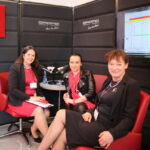 01.10.2015. "Dni dla biznesu” w Targach Kielce. Stoisko Radia Kielce / Kamil Król / Radio Kielce