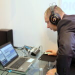 01.10.2015. "Dni dla biznesu” w Targach Kielce. Stoisko Radia Kielce / Kamil Król / Radio Kielce