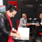 01.10.2015. "Dni dla biznesu” w Targach Kielce. Stoisko Radia Kielce / Kamil Król / Radio Kielce