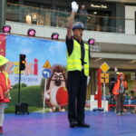 07.10.2015. Akcja "Pierwszaki - zdrowo i bezpiecznie do szkoły" / Kamil Król / Radio Kielce