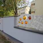 07.10.2015. Ogrodzenie Zespołu Państwowych Szkół Plastycznych / Kamil Król / Radio Kielce