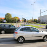 07.10.2015. Skrzyżowanie alei IX Wieków Kielc i ulicy Warszawskiej w Kielcach / Kamil Król / Radio Kielce