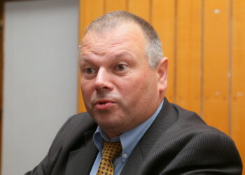 08.10.2015. Rafał Mossakowski - lider listy Komitet Wyborczy Wyborców Grzegorza Brauna "Szczęść Boże" / Kamil Król / Radio Kielce
